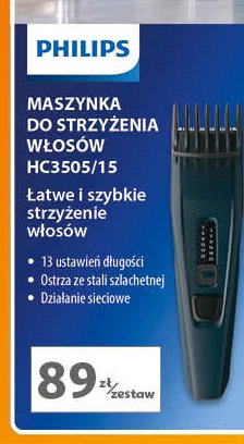 Strzyżarka series 3000 hc3505/15 Philips promocja