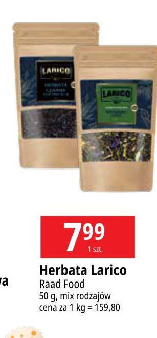 Herbata blue Larico promocja