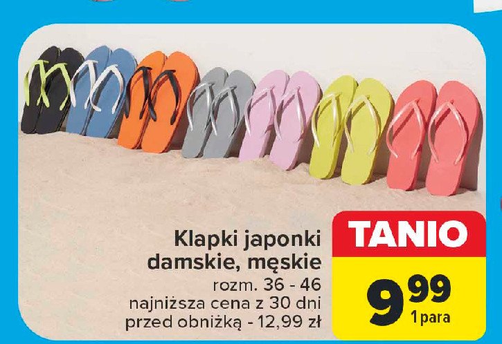 Japonki damskie 36-46 promocja