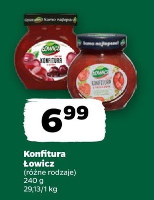 Konfitura Łowicz promocja w Netto