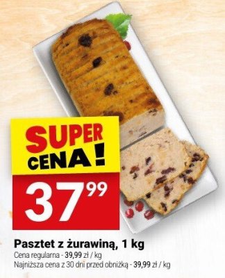 Pasztet z żurawiną, 1 kg promocja w Twój Market