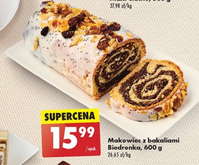 Makowiec z bakaliami Biedronka promocja