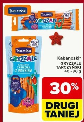 Kabanosy GRYZZALE TARCZYŃSKI promocja w Carrefour