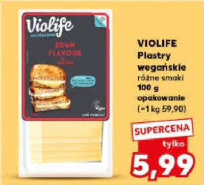 Plastry wegańskie różne rodzaje 100 g promocja w Kaufland