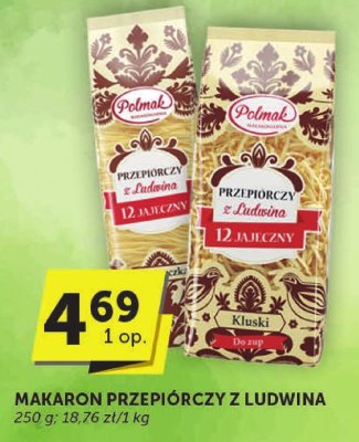 Makaron PRZEPIÓRCZY Z LUDWINA promocja w Euro Sklep