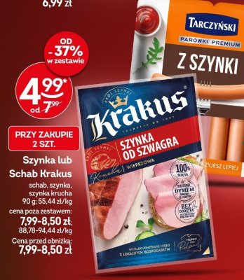 Parówki Tarczyński różne rodzaje 160-220 g promocja w Żabka