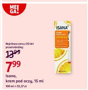 Krem po oczy vitamin c Isana promocja