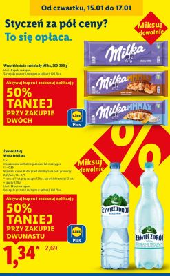 Woda źródlana Żywiec Zdrój 1,5 L promocja w Lidl