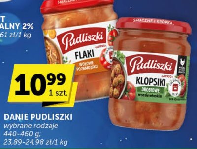 Danie Pudliszki flaki, klopski promocja w Groszek