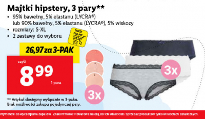 Majtki damskie koronkowe hipstery s-xl Esmara lingerie promocja