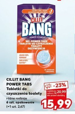 Tabletki do czyszczenia wc Cillit bang promocja