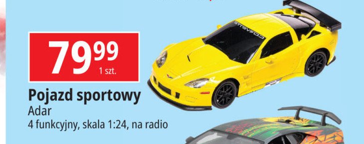 Pojazd sportowy 4 funkcyjny 1:24 Adar promocja