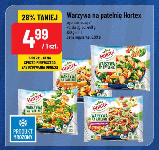 Warzywa na patelnie po wiejsku Hortex promocja