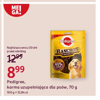 Przysmak dla psa originals kurczak Pedigree promocja w Rossmann