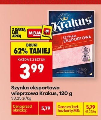 Szynka eksportowa wieprzowa promocja w Biedronka