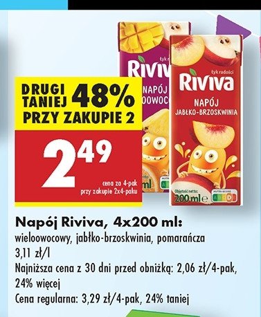 Nap贸j pomara艅cza Riviva promocja