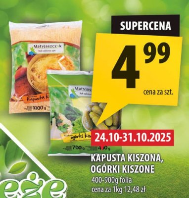 Og贸rki kiszone Matyszczyk promocja