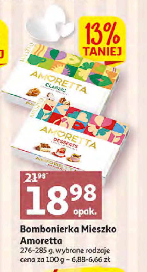 Bombonierka desserts Amoretta promocja