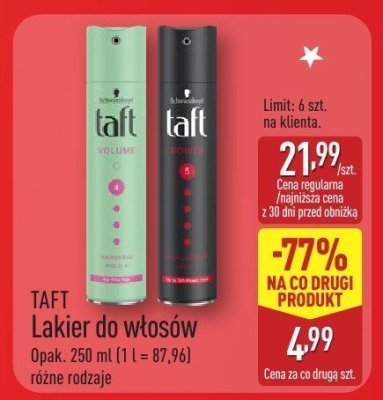 Lakier do włosów  promocja w Aldi