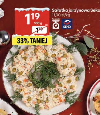 Sałatka jarzynowa Seko promocja w Delikatesy Centrum