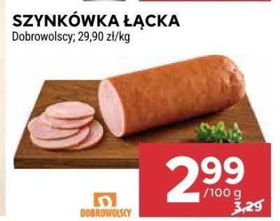 Szynkówka łącka Dobrowolscy promocja w Stokrotka