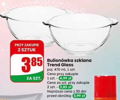 Bulionówka szklana  promocja w Dino