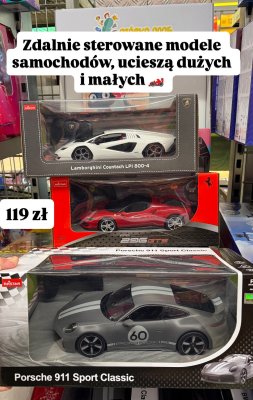 Model samochodu zdalnie sterowany Lamborghini Countach LPI 800-4 promocja w Biedronka