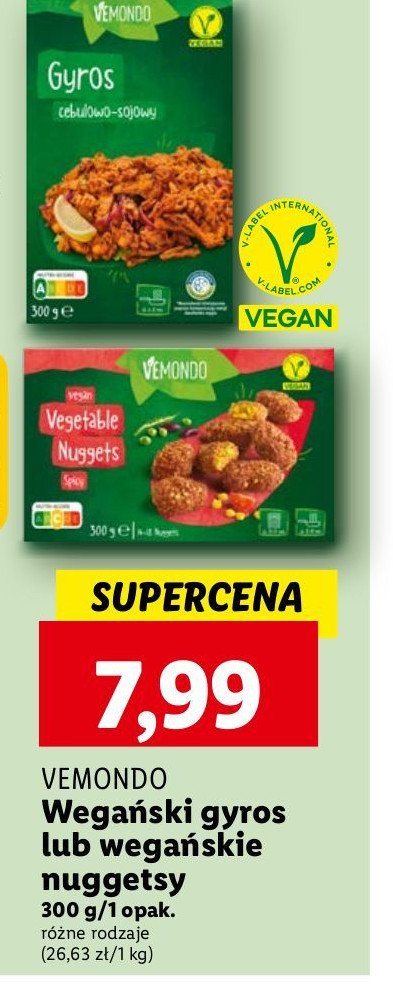 Gyros cebulowo-sojowy Vemondo promocja