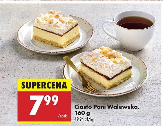 Ciasto pani walewska promocja w Biedronka
