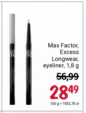 Eyeliner 5 silver MAX FACTOR EXCESS promocja
