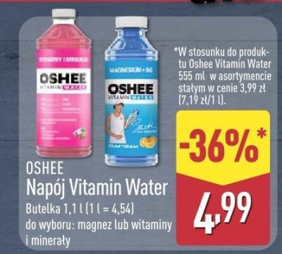 Napój Vitamin Water witaminy i minerały promocja w Aldi