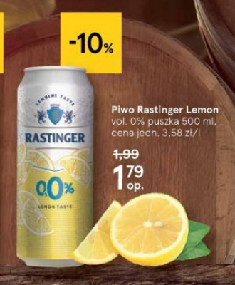 Piwo Rastinger free lemon promocja