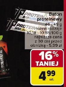 Baton proteinowy kokos i karmel Trec promocja w Carrefour Market