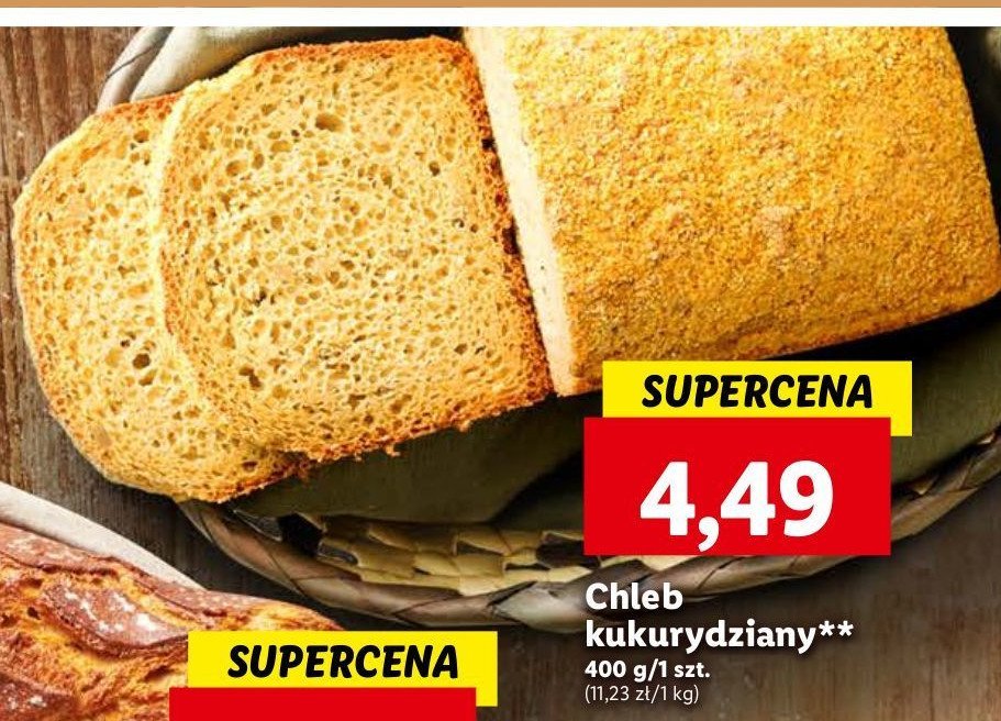 Chleb kukurydziany promocja