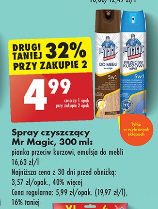 Emulsja do mebli 5w1 Mr magic promocja