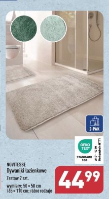 Dywaniki łazienkowe 50 x 50 cm + 65 x 110 cm Novitesse promocja