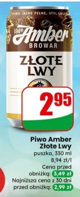 Piwo promocja w Dino