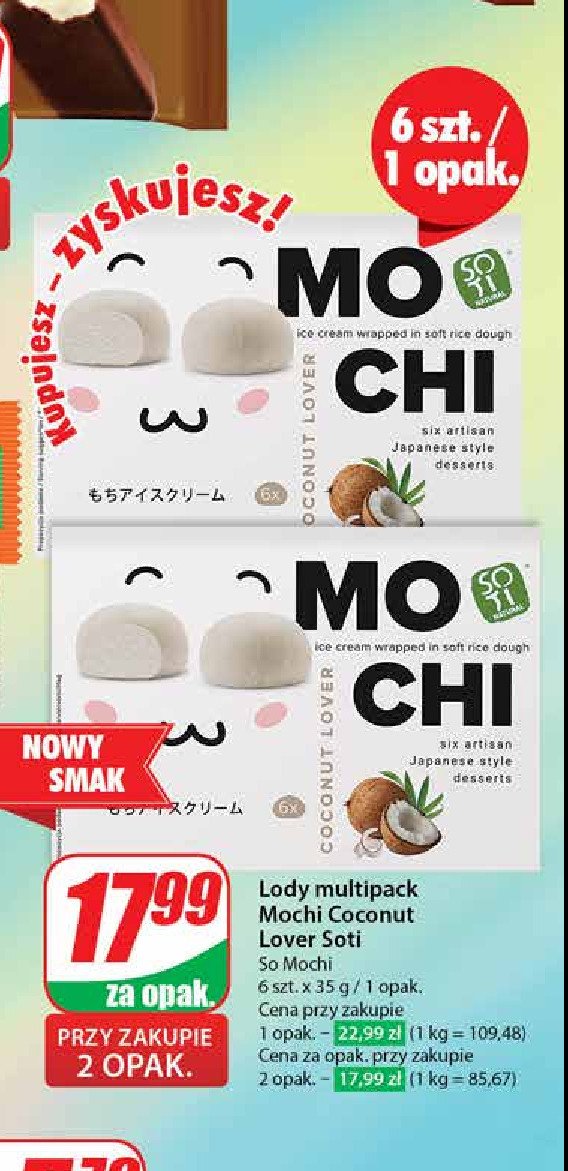 Mochi kokosowe Soti promocja