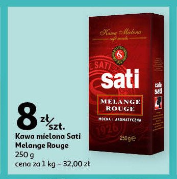 Kawa SATI MELANGE ROUGE promocja