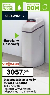 Stacja uzdatniania wody AQUASTILLA DUO promocja w Leroy Merlin