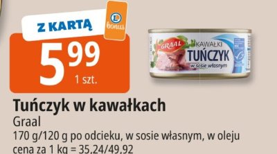Tu艅czyk promocja w Leclerc