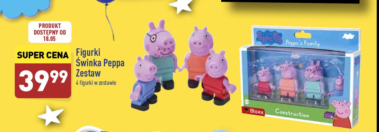 Figurki świnka peppa Playbig bloxx promocje