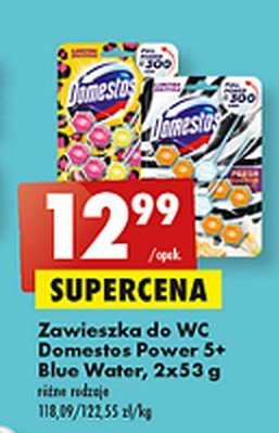 Kostka do wc blue tropical sea Domestos power5+ promocja