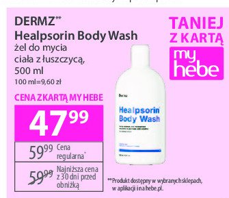 Odżywka do włosów z łuszczycą lub łupieżem Dermz healpsorin promocja