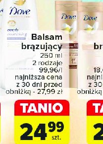 Balsam do ciała jasna karnacja DOVE SUMMER GLOW promocja