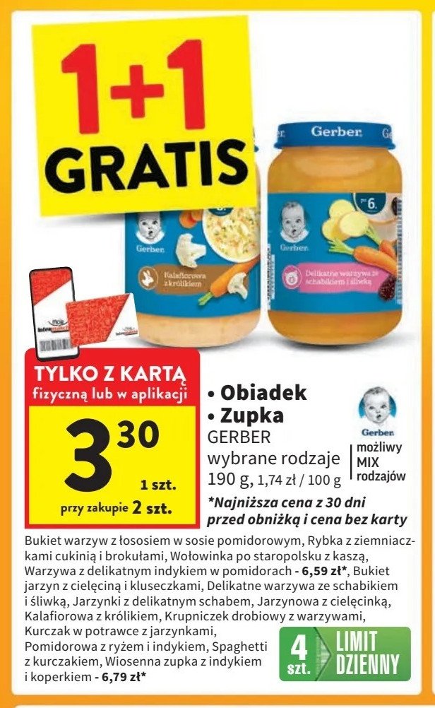 Sos polski ze schabem i susz śliwkami Gerber promocja