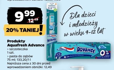 Pasta do zębów Advance promocja w Netto