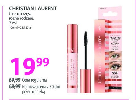 Tusz do rzęs Christian laurent celebrity lash promocja