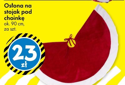 Osłona na stojak pod choinkę promocja w Tedi