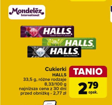 Dropsy forestfruit flavour Halls promocja